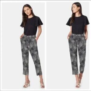 Joie Mixed Animal Print Cropped Pants